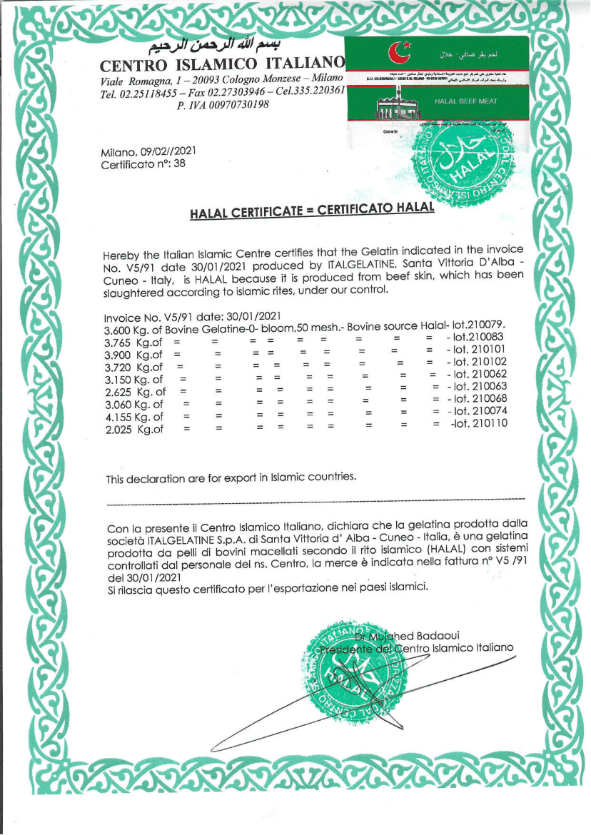 Helal Uygunluk Sertifikası